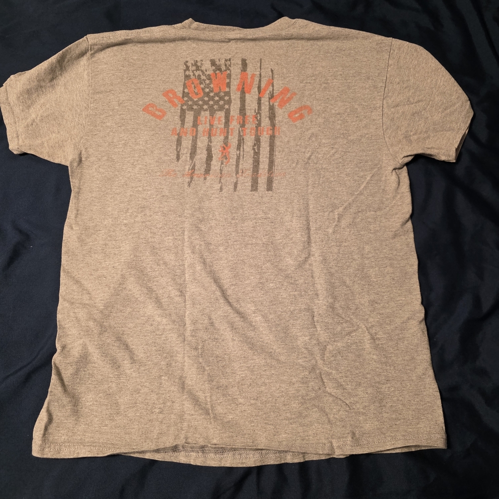 Browning Heather Gray T-Shirt